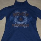 XS extra small Rock & Republic sweater navy slim fit celebrity R&R and body con