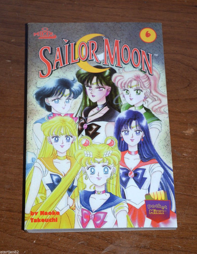 NEW RARE SAILOR MOON 6 MANGA POCKET MIXX Naoko TAKEUCHI comic book OOP