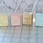 Vintage Bath Cube Lot Bath Salt Set Soak angel flower floral bouqet