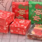 Specialty Holiday bar Soap Gift Set Christmas Bell Stocking glycerine Avon 2002
