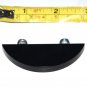 matte black half moon knob handle cabinet pull curved half circle