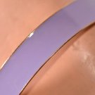 vintage lilac purple enamel bangle bracelet mod gogo