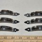 set of vintage handles knobs drawer pulls silver