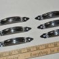 set of vintage handles knobs drawer pulls silver