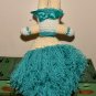 Sailor Neptune plush doll stuffed toy vintage handmade crochet knit rag doll