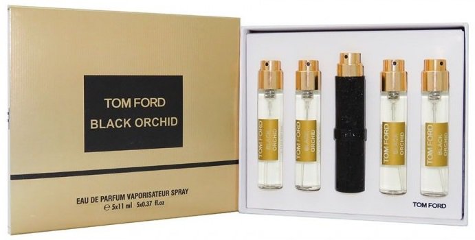 Tom Ford perfume set "Black Orchid" 5x11 ml 0.37 fl. oz. spray