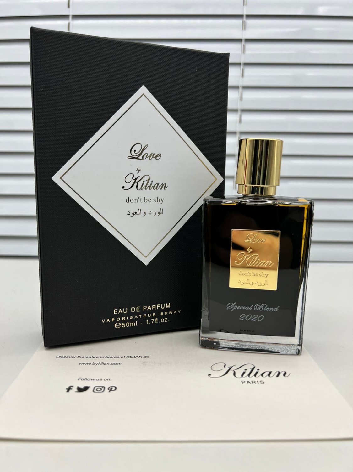 Kilian Love Don't Be Shy Rose & Oud Special Blend 2020 50 ml 1.7 fl. oz. spray