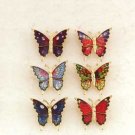 IRIDESCENT BUTTERFLY PINS