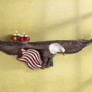 FREEDOM EAGLE CURIO SHELF