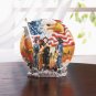 FIREMEN RAISING FLAG PLATE
