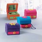 PLUSH FLOWER JEWELRY BOXES