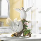 DOVES ON A FLORAL BRANCH