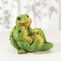 FROG FAMILY FIGURINE