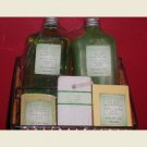 Spa Lime & Mint Bath Set with Basket