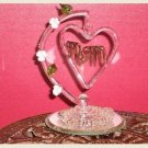 Dangling "Mom" Heart