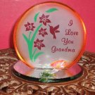 I Love You Grandma Plaque/Candleholder