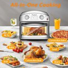 12L Stainless Steel Air Fryer Oven with Dual Knobs, 450°F, Presets, Family Size 12L Stainless Steel Air Fryer Oven with Dual Knobs, 450°F, Presets, Family Size