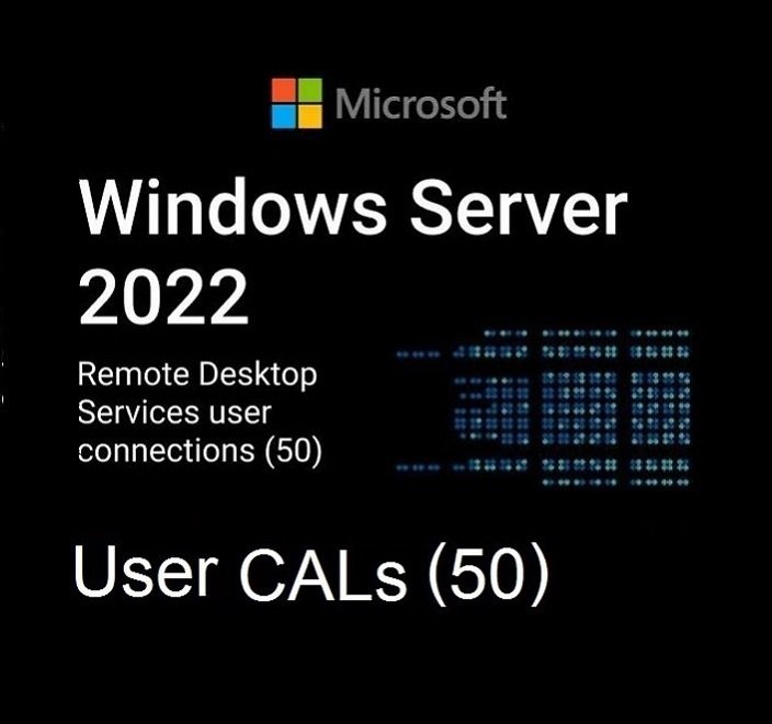 RDS Windows Server 2022 User CALs (50) Remote Desktop Services