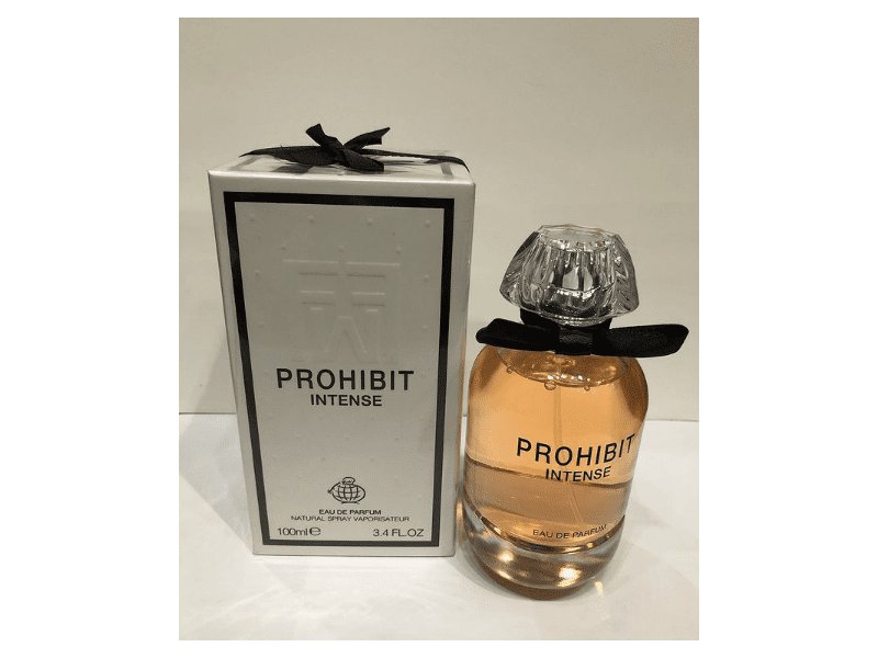 FRAGRANCE WORLD PROHIBIT INTENSE,3.4 fl.oz (100ml)