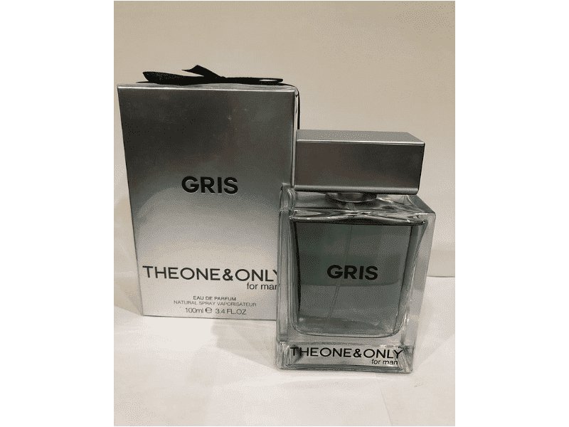 FRAGRANCE WORLD GRIS THE ONE & ONLY FOR MAN,3.4 fl.oz (100ml)