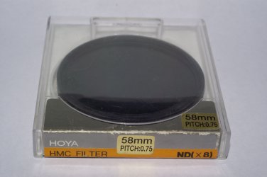 Hoya 58 mm Neutral Density NDx8  HMC Filter