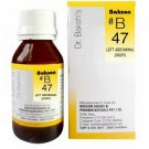 2 Packs Bakson's Homeopathic B47 30ml - Left Abdominal Drops Free Shipping