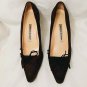 Manolo Blahnik Dark Brown Shoes Sz Eu 39 1/2