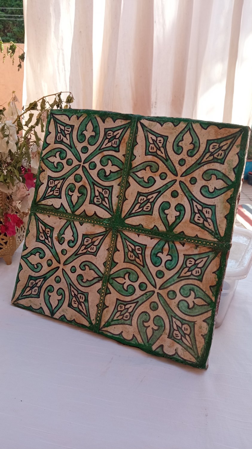 Original Antique 18th century Moroccan tile