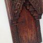18th century Solid Wooden Hand Carved Mehrab with Mashrabiya design, wall hanging art