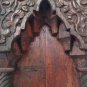 18th century Solid Wooden Hand Carved Mehrab with Mashrabiya design, wall hanging art
