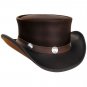 Cowhide Leather Premium Quality Steampunk Hat