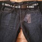 SMITH & JONES Jeans + BELT / size W30 L30 / 100% COTTON