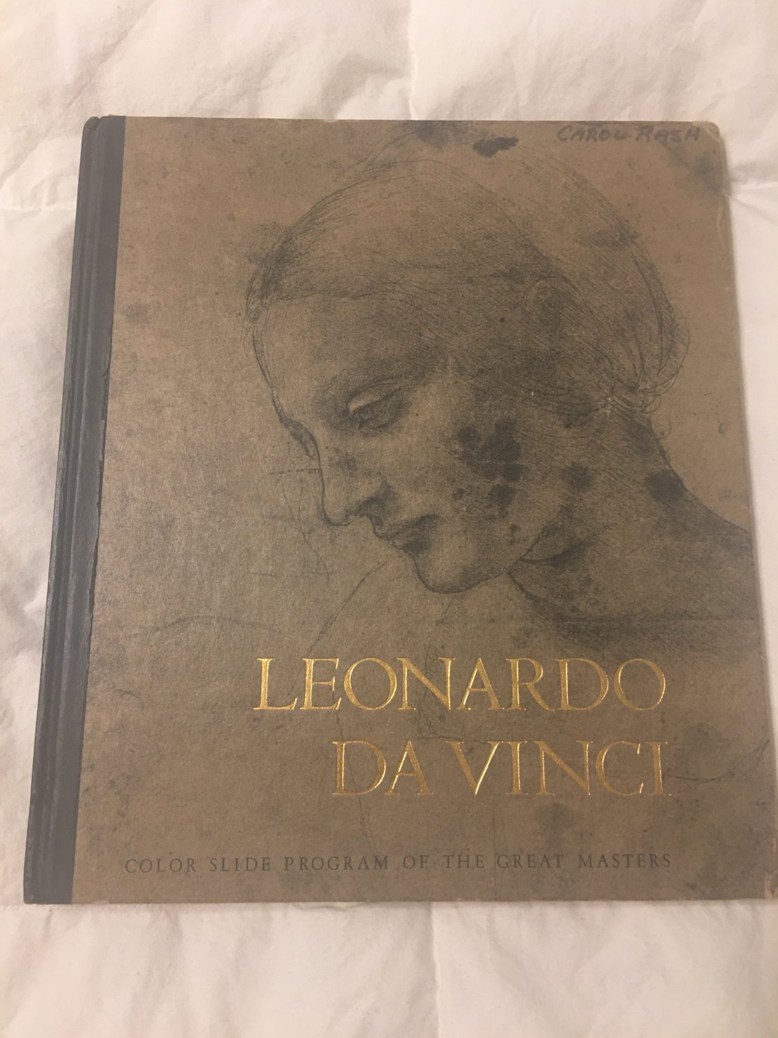 Leonard Da Vinci - Color Slide Program of the Great Masters Book - Vintage