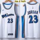 men's & youth Basketball Team Uniform #23 Michael Jordan Jerseys 2023 White Classic Edition Shirts