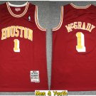 men's & youth Basketball Team Uniform #1 Tracy McGrady Jerseys Red Throwback Classics Shirts