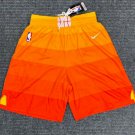 men's Utah Jazz Shorts Orange City Edition Mesh Basketball Game adult Pants
