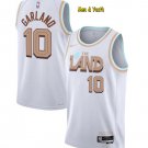 men's & youth Basketball Team Uniform #10 Darius Garland Jerseys 2023 White City Edition Shirts