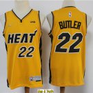 men's & youth Basketball Team Uniform #22 Jimmy Butler Jerseys Yellow 2021 Earned Edition Shirts
