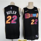 men's & youth Basketball Team Uniform #22 Jimmy Butler Jerseys 75th Diamond 2022 Black City Shirts