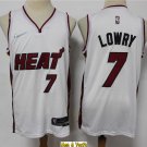 men's & youth Basketball Uniform #7 Kyle Lowry Jerseys 75th Diamond 2022 White Association Shirts