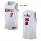 men's & youth Basketball Team Uniform #7 Kyle Lowry Jerseys 2023 White City Edition Shirts