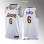men's & youth Basketball Team Uniform #6 Lebron James Jerseys 2023 White Association Edition Shirts