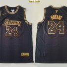 men's & youth Basketball Team Uniform #24 Kobe Bryant Jerseys Black Gold Mamba Forever Legend Shirts
