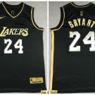 men's & youth Basketball Team Uniform #24 Kobe Bryant Jerseys 2021 Black Golded Edition Shirts