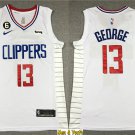 men's & youth Basketball Team Uniform #13 Paul George Jerseys 2023 White Association Edition Shirts