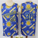 men's & youth Basketball Team Uniform #30 Stephen Curry Jerseys Blue Tear Up Pack Classics Shirts