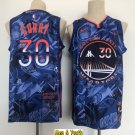 men's & youth Basketball Uniform #30 Stephen Curry Jerseys MVP Royal Select Series Shirts