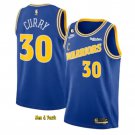 men's & youth Basketball Team Uniform #30 Stephen Curry Jerseys 2023 Royal Classic Edition Shirts