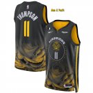 men's & youth Basketball Team Uniform #11 Klay Thompson Jerseys 2023 Black City Edition Shirts