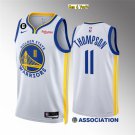 men's & youth Basketball Team Uniform #11 Klay Thompson Jerseys 2023 White Association Shirts